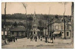 VERNONNET GARE EGLISE COMMERCES TRES ANIMEE - Andere & Zonder Classificatie