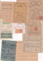 DIVERS CARTES DE TABAC ET DEMANDE - Documentos Históricos
