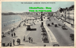 R358875 Weymouth. The Esplanade Looking South. E. T. W. Dennis. Photoblue. 1957 - World