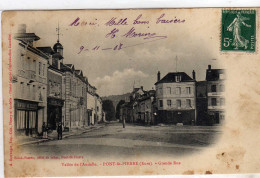 Pont St Saint Pierre Grande Rue En L'etat - Autres & Non Classés