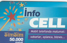 PREPAID PHONE CARD AZERBAJAN  (E10.28.2 - Azerbaïjan