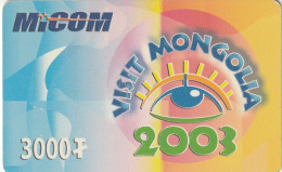 PREPAID PHONE CARD MONGOLIA  (E10.25.2 - Mongolie