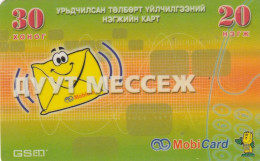 PREPAID PHONE CARD MONGOLIA  (E10.24.3 - Mongolië