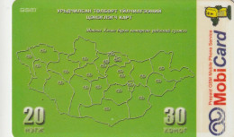 PREPAID PHONE CARD MONGOLIA  (E10.23.7 - Mongolie