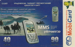 PREPAID PHONE CARD MONGOLIA  (E10.23.4 - Mongolei