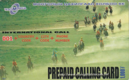 PREPAID PHONE CARD MONGOLIA  (E10.22.8 - Mongolei
