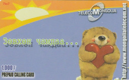 PREPAID PHONE CARD MONGOLIA  (E10.20.2 - Mongolei