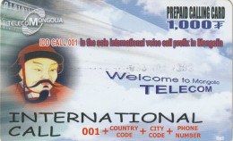 PREPAID PHONE CARD MONGOLIA  (E10.20.3 - Mongolia