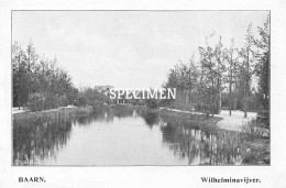 Prent - Wilhelminavijver - Baarn   - 8.5x12.5 Cm - Baarn