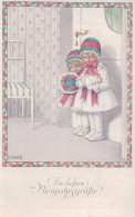 Ebner Pauli Illustrateur, Die Besten Neujahrsgrüsse, Enfants Et Cadeaux, Litho (MM 1269) - Ebner, Pauli