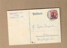 Los Vom 14.05   Postkarte Aus Stuttgart 1923 - Brieven En Documenten