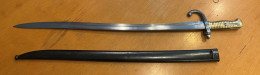 Baïonnette Pour Fusil Chassepot France M1866 (775) - Knives/Swords
