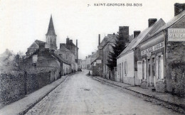 72  SAINTGEORGES  DU BOIS UNE RUE DU VILLAGE - Sonstige & Ohne Zuordnung