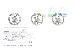 ALAND FDC 1984 SERIE COURANTE - Ålandinseln