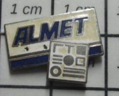 1818B Pin's Pins / Beau Et Rare / MARQUES / ALMET ALUMINIUM METAL - Trademarks