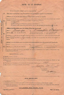 DEMANDE D'ACHAT DE PNEU VEO OU VELO-MOTEUR JUIN 1942. BOURGES - Documentos Históricos