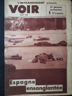 L INTRANSIGEANT VOIR AOUT 1936 57 PHOTOS EXCLUSIVES GUERRE ESPAGNE - Documenten