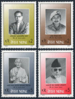 Nepal 678-681,MNH. Famous Men,2000.Hridayachandra Singh Pradhan,Thir Bam Malla, - Nepal