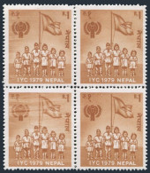 Nepal 362 Block/4,MNH.Michel 377. Year Of Child,IYC-1979.Children-Scouts. - Népal