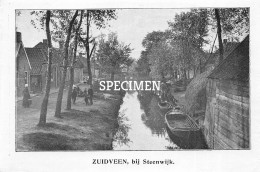 Prent - Zuidveen Bij Steenwijk  - 8.5x12.5 Cm - Other & Unclassified