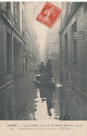 75 // PARIS  VI EME   La Grande Crue De La Seine En Janvier 19140 / Inondation De La Rue Visconti  252 - Paris (06)