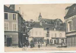 45 // CHATEAU RENARD   Place De La République Et église  1161 / Café De La Place - Sonstige & Ohne Zuordnung