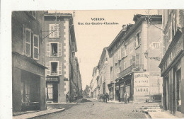 38 // VOIRON   Rue Des Quatre Chemins  / CHAPELLERIE SIVAS - Voiron