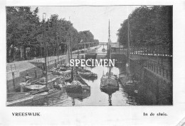 Prent - In De Sluis - Vreeswijk  - 8.5x12.5 Cm - Autres & Non Classés