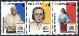 Philippines 2540 Ac Strip, MNH. Independence-100, 1998. Patriots Of Revolution. - Filippine