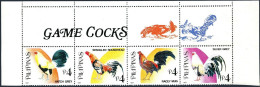 Philippines 2509-2510 Ad Strips, MNH. Game Cocks, 1997. - Filippine