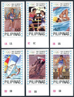 Philippines 1699-1705 Imp,MNH. Mi 1594/1606B Bl.24B. Olympics Los Angeles-1984. - Filippine