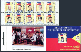 Philippines 2578-2587a, 2588-2596a, 2597a Booklets, MNH. Heroes Of Revolution. - Filippine