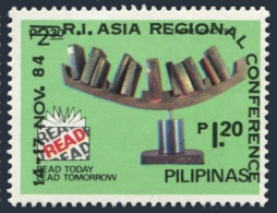 Philippines 1713, MNH. Michel 1626. R.I. Asia Conference 1984. Reading Campaign. - Filipinas