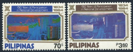 Philippines 1686-1687, MNH.Mi 1572-1572. Ayala Corporation, 150th Ann. 1984. - Filipinas