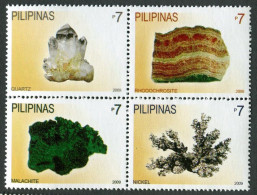 Philippines 3215 Ad Block, 3216 Ad Sheet, MNH. Minerals, 2009.  - Filipinas