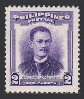 Philippines 601, Lightly Hinged. Michel 556. Graciano L. Jaena, 1952. - Filippijnen