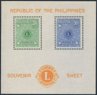 Philippines C72a Sheet, MNH. Michel Bl.4. Lion International, 1950. - Filippijnen