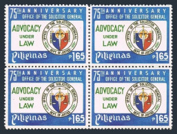 Philippines 1327 Block/4,MNH.Michel 1196. Office Of The Solicitor General,1977. - Filippijnen