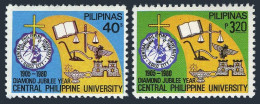 Philippines 1498-1499,MNH.Michel 1387-1388. Central University,75th Ann.1980. - Philippinen