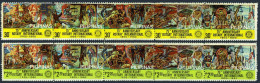Philippines 1459-1460 Ae Strips, MNH. Mi 1343-1352. Rotary-75, 1980. Paintings. - Philippines