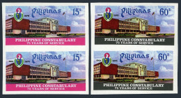 Philippines 1298a-1299a Pairs,MNH. Philippine Constabulary.Police College,1976. - Philippinen