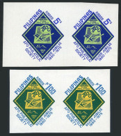 Philippines 1279a-1280a Imperf Pairs,MNH. Amateur Philatelists Organization,1975 - Filippijnen