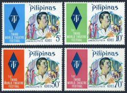 Philippines 1191-1194, MNH. Mi 1067-1070. Theater Festival. Actor Vic Silayan. - Philippines