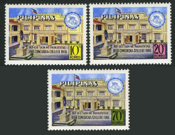 Philippines 1000-1002, MNH. Concordia College, Catholic Women's School, 1968. - Philippines