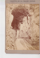 RARE  Old Photo  Les Grottes De La Balme Isère  HOTEL GALLAY BUREAU DES GUIDES - Alte (vor 1900)