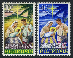 Philippines 976-977, MNH. Michel 835-836. Christmas 1967. Nativity Scene. - Philippinen
