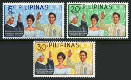 Philippines 950-952, MNH. Michel 803-805. President Ferdinand E.Marcos, 1966. - Philippines