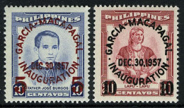 Philippines 641-642,MNH. President Carlos P.Garcia & VP Diosdado Macapagal,1957. - Filippijnen