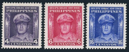 Philippines 519-521, MNH. Michel 480-482. General Douglas MacArthur, 1948. - Filippijnen