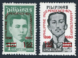 Philippines 1469-1470, MNH. Michel 1391-1392. Independence, 82nd Ann. 1980. - Filipinas